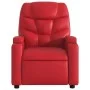 Sillón de majaje elevable eléctrico cuero artificial rojo de , Sillones - Ref: Foro24-3204684, Precio: 337,11 €, Descuento: %