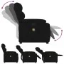 Sillón de masaje reclinable elevable terciopelo negro de , Sillones - Ref: Foro24-3205131, Precio: 354,93 €, Descuento: %
