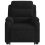 Sillón de masaje reclinable elevable terciopelo negro de , Sillones - Ref: Foro24-3205131, Precio: 336,54 €, Descuento: %