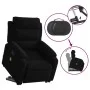 Sillón de masaje reclinable elevable terciopelo negro de , Sillones - Ref: Foro24-3205131, Precio: 354,93 €, Descuento: %