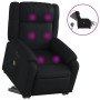 Sillón de masaje elevable eléctrico cuero sintético negro de , Sillones - Ref: Foro24-3205171, Precio: 333,65 €, Descuento: %