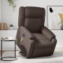Sillón de masaje elevable eléctrico cuero sintético marrón de , Sillones - Ref: Foro24-3205173, Precio: 343,36 €, Descuento: %