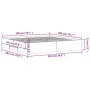 Estructura cama con cajones madera ingeniería blanca 200x200 cm de , Camas y somieres - Ref: Foro24-3207245, Precio: 172,90 €...