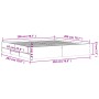 Estructura cama con cajones madera ingeniería blanca 200x200 cm de , Camas y somieres - Ref: Foro24-3207245, Precio: 175,39 €...