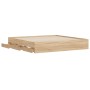 Cama con cajones madera ingeniería roble Sonoma 200x200 cm de , Camas y somieres - Ref: Foro24-3207247, Precio: 225,28 €, Des...
