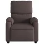 Sillón reclinable eléctrico tela marrón oscuro de , Sillones - Ref: Foro24-3204805, Precio: 245,51 €, Descuento: %