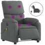Sillón reclinable de masaje eléctrico tela gris oscuro de , Sillones - Ref: Foro24-3204813, Precio: 253,46 €, Descuento: %