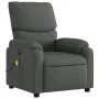 Sillón reclinable de masaje eléctrico tela gris oscuro de , Sillones - Ref: Foro24-3204813, Precio: 253,46 €, Descuento: %