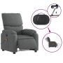 Sillón reclinable de masaje eléctrico tela gris oscuro de , Sillones - Ref: Foro24-3204813, Precio: 243,91 €, Descuento: %