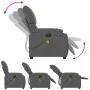 Sillón reclinable de masaje eléctrico tela gris oscuro de , Sillones - Ref: Foro24-3204813, Precio: 253,46 €, Descuento: %