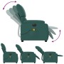 Sillón reclinable de masaje eléctrico tela verde oscuro de , Sillones - Ref: Foro24-3204818, Precio: 236,34 €, Descuento: %
