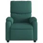 Sillón reclinable de masaje eléctrico tela verde oscuro de , Sillones - Ref: Foro24-3204818, Precio: 239,88 €, Descuento: %