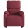 Red fabric liftable massage recliner by , Armchairs - Ref: Foro24-3204839, Price: 301,53 €, Discount: %
