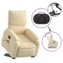 Silla de masaje reclinable de pie de tela color crema de , Sillones - Ref: Foro24-3204845, Precio: 324,49 €, Descuento: %