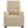 Silla de masaje reclinable de pie de tela color crema de , Sillones - Ref: Foro24-3204845, Precio: 324,49 €, Descuento: %