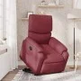 Sillón eléctrico reclinable elevable de tela rojo tinto de , Sillones - Ref: Foro24-3204851, Precio: 330,35 €, Descuento: %