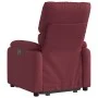 Sillón eléctrico reclinable elevable de tela rojo tinto de , Sillones - Ref: Foro24-3204851, Precio: 330,35 €, Descuento: %