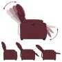 Sillón eléctrico reclinable elevable de tela rojo tinto de , Sillones - Ref: Foro24-3204851, Precio: 330,35 €, Descuento: %