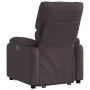 Sillón eléctrico reclinable elevable de tela marrón oscuro de , Sillones - Ref: Foro24-3204853, Precio: 328,71 €, Descuento: %