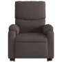 Sillón eléctrico reclinable elevable de tela marrón oscuro de , Sillones - Ref: Foro24-3204853, Precio: 328,71 €, Descuento: %