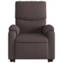 Sillón eléctrico reclinable elevable de tela marrón oscuro de , Sillones - Ref: Foro24-3204853, Precio: 321,33 €, Descuento: %