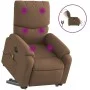 Sillón de masaje eléctrico reclinable elevable tela marrón de , Sillones - Ref: Foro24-3204864, Precio: 370,28 €, Descuento: %