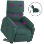 Elektrischer Massagesessel, hochklappbar, aus dunkelgrünem Stoff von , Sessel - Ref: Foro24-3204866, Preis: 325,33 €, Rabatt: %
