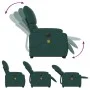 Elektrischer Massagesessel, hochklappbar, aus dunkelgrünem Stoff von , Sessel - Ref: Foro24-3204866, Preis: 325,33 €, Rabatt: %