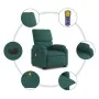 Elektrischer Massagesessel, hochklappbar, aus dunkelgrünem Stoff von , Sessel - Ref: Foro24-3204866, Preis: 325,33 €, Rabatt: %