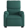Sillón masaje eléctrico reclinable elevable tela verde oscuro de , Sillones - Ref: Foro24-3204866, Precio: 306,76 €, Descuent...