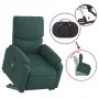 Elektrischer Massagesessel, hochklappbar, aus dunkelgrünem Stoff von , Sessel - Ref: Foro24-3204866, Preis: 325,33 €, Rabatt: %