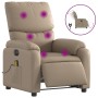 Sillón reclinable de masaje eléctrico cuero sintético capuchino de , Sillones - Ref: Foro24-3204885, Precio: 248,96 €, Descue...