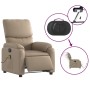 Sillón reclinable de masaje eléctrico cuero sintético capuchino de , Sillones - Ref: Foro24-3204885, Precio: 248,96 €, Descue...