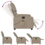 Sillón reclinable de masaje eléctrico cuero sintético capuchino de , Sillones - Ref: Foro24-3204885, Precio: 248,96 €, Descue...