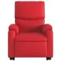 Sillón reclinable elevable cuero artificial rojo de , Sillones - Ref: Foro24-3204891, Precio: 338,29 €, Descuento: %