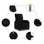 Schwarzer Fußmassagesessel aus Kunstleder von , Sessel - Ref: Foro24-3204893, Preis: 271,29 €, Rabatt: %