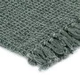 Manta de algodón verde oscuro 125x150 cm de vidaXL, Mantas - Ref: Foro24-133758, Precio: 26,60 €, Descuento: %