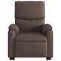Sillón reclinable elevable eléctrico de cuero sintético marrón de , Sillones - Ref: Foro24-3204902, Precio: 374,60 €, Descuen...