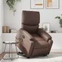 Sillón de masaje elevable eléctrico cuero sintético marrón de , Sillones - Ref: Foro24-3204909, Precio: 393,75 €, Descuento: %