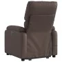 Sillón de masaje elevable eléctrico cuero sintético marrón de , Sillones - Ref: Foro24-3204909, Precio: 393,75 €, Descuento: %