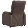 Sillón de masaje elevable eléctrico cuero sintético marrón de , Sillones - Ref: Foro24-3204909, Precio: 366,53 €, Descuento: %