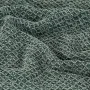 Manta de algodón verde oscuro 125x150 cm de vidaXL, Mantas - Ref: Foro24-133758, Precio: 26,60 €, Descuento: %