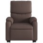 Sillón de masaje elevable eléctrico cuero sintético marrón de , Sillones - Ref: Foro24-3204909, Precio: 366,53 €, Descuento: %