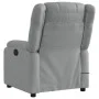 Sillón reclinable de masaje eléctrico tela gris claro de , Sillones - Ref: Foro24-3205190, Precio: 263,88 €, Descuento: %