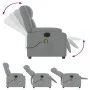 Sillón reclinable de masaje eléctrico tela gris claro de , Sillones - Ref: Foro24-3205190, Precio: 263,88 €, Descuento: %