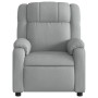 Sillón reclinable de masaje eléctrico tela gris claro de , Sillones - Ref: Foro24-3205190, Precio: 278,52 €, Descuento: %