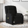 Sillón reclinable de masaje eléctrico tela negro de , Sillones - Ref: Foro24-3205192, Precio: 258,35 €, Descuento: %