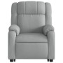 Sillón reclinable elevable de tela gris claro de , Sillones - Ref: Foro24-3205202, Precio: 253,10 €, Descuento: %