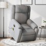 Sillón de masaje reclinable de pie de tela gris claro de , Sillones - Ref: Foro24-3205214, Precio: 302,05 €, Descuento: %