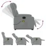 Hellgrauer Fuß-Massagesessel aus Stoff von , Sessel - Ref: Foro24-3205214, Preis: 296,92 €, Rabatt: %